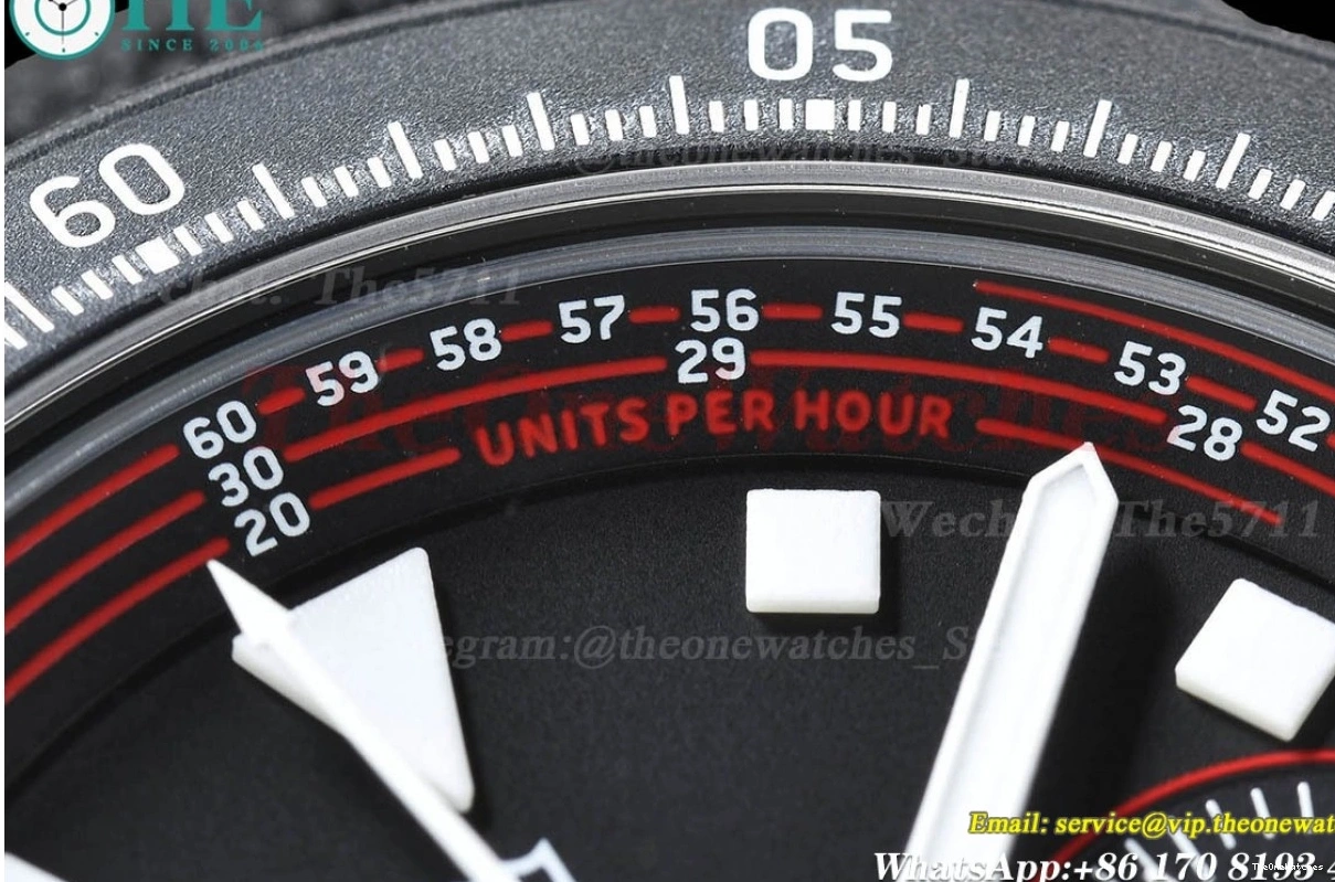 M+F Pelagos TI Chrono Black FXD NY Car A7750 43mm Dial 0119